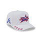 Atlanta Braves 2025 All-Star Game White 59FIFTY A-Frame Fitted Hat