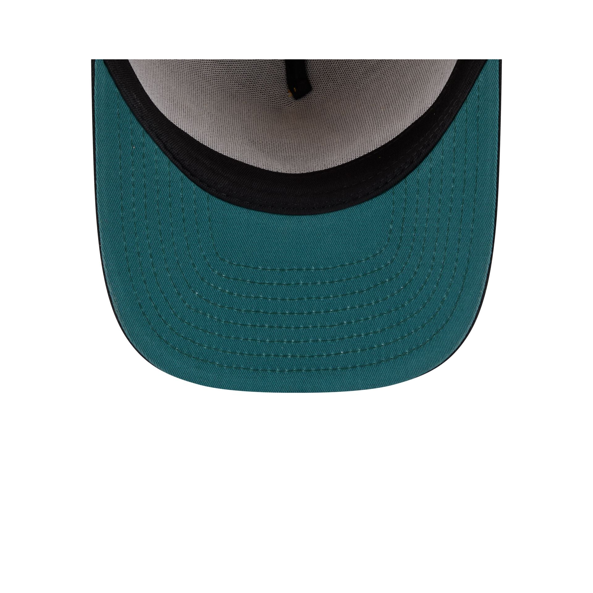Just Caps Hardwood Classics Trophy Yellow Seattle Supersonics 59FIFTY A-Frame Fitted Hat