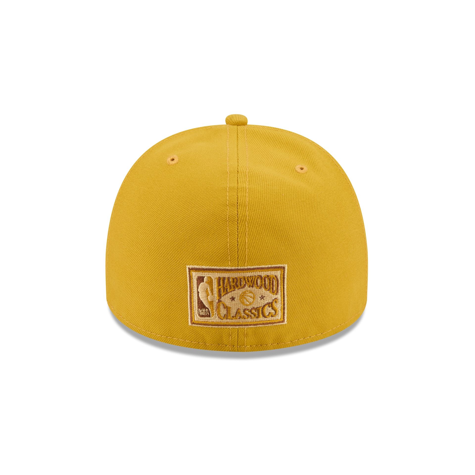 Just Caps Hardwood Classics Trophy Yellow Boston Celtics 59FIFTY A-Frame Fitted Hat