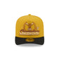 Just Caps Hardwood Classics Trophy Yellow Chicago Bulls 59FIFTY A-Frame Fitted Hat