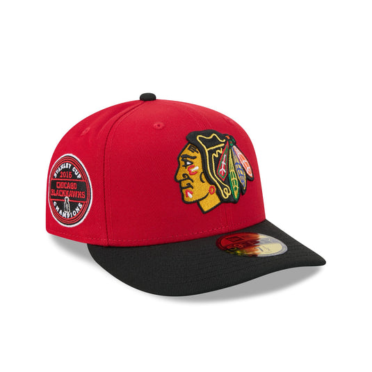 Just Caps Team Champions Chicago Blackhawks 59FIFTY Fitted Hat - New Era Cap