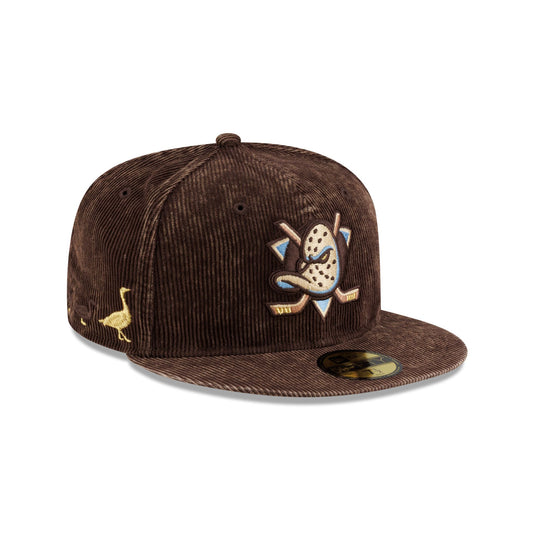 Anaheim Ducks Dion Dawkins Design Lab Corduroy 59FIFTY Fitted Hat - New Era Cap