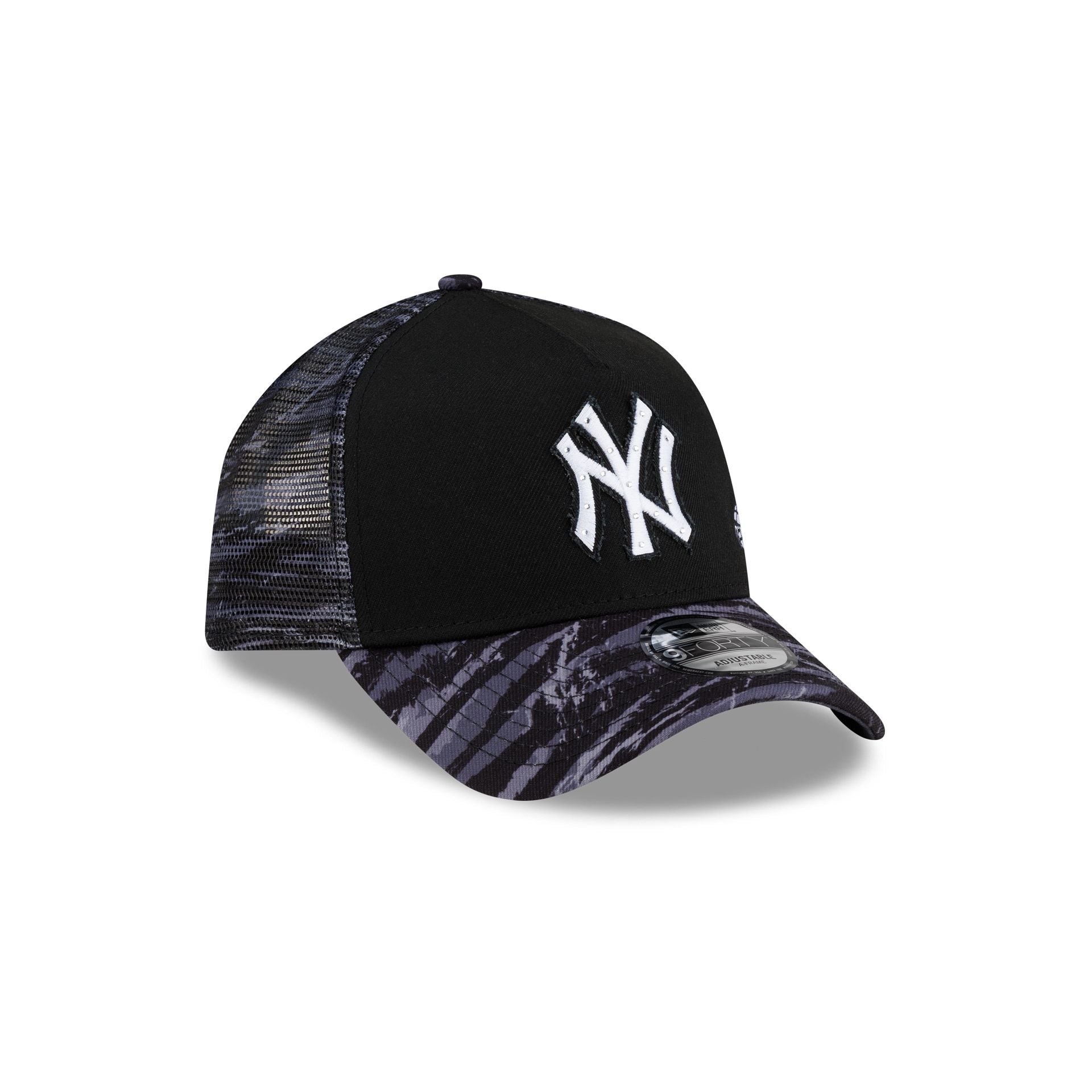 New York Yankees Dion Dawkins Design Lab Camo 9FORTY A-Frame Trucker Hat