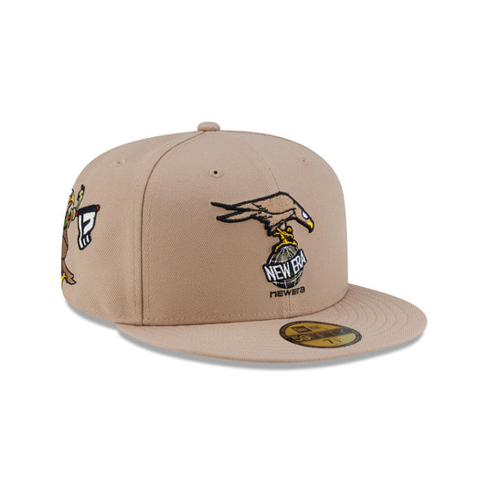 Rodrigo Roji x New Era Cap Soccer Khaki 59FIFTY Fitted Hat - New Era Cap