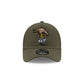 Rodrigo Roji x New Era Cap Soccer Olive Green 9FORTY A-Frame Snapback Hat