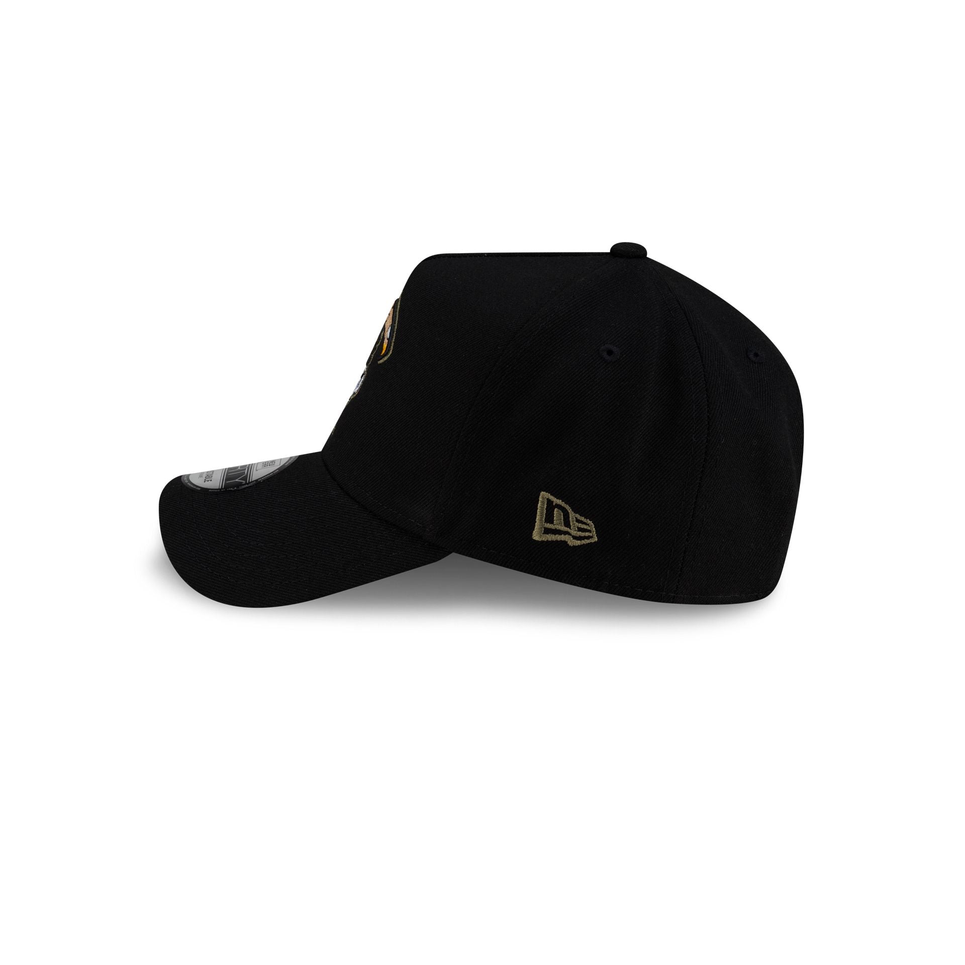 Rodrigo Roji x New Era Cap Soccer Black 9FORTY A-Frame Snapback Hat
