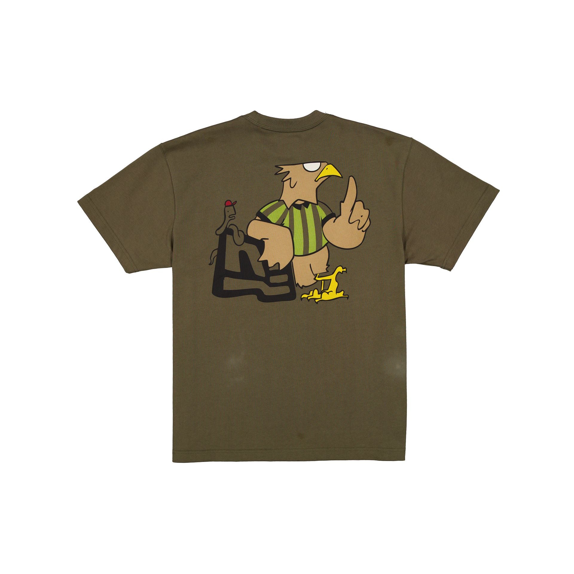 Rodrigo Roji x New Era Cap Soccer Olive Green T-Shirt