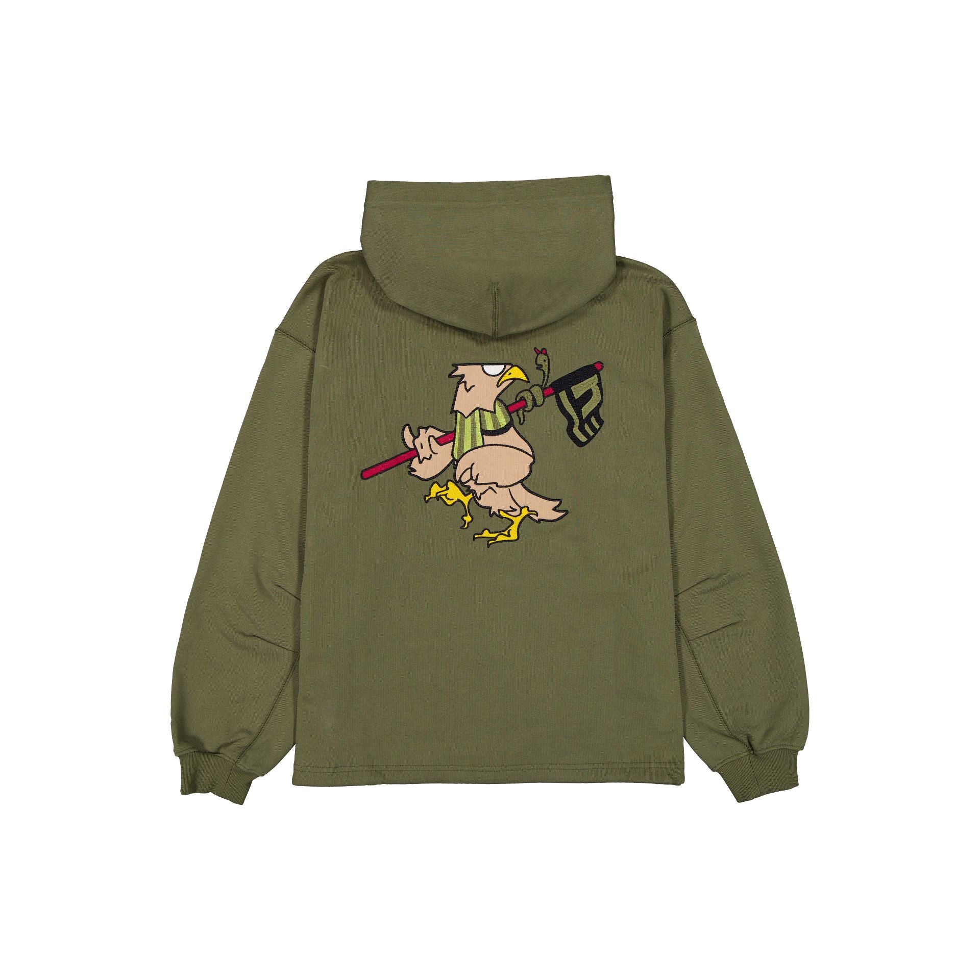 Rodrigo Roji x New Era Cap Soccer Olive Green Hoodie