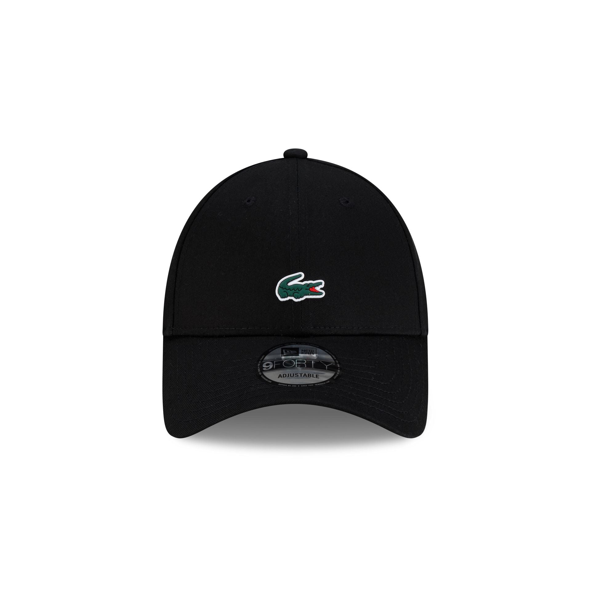 New Era Cap x Lacoste Black 9FORTY Adjustable Hat