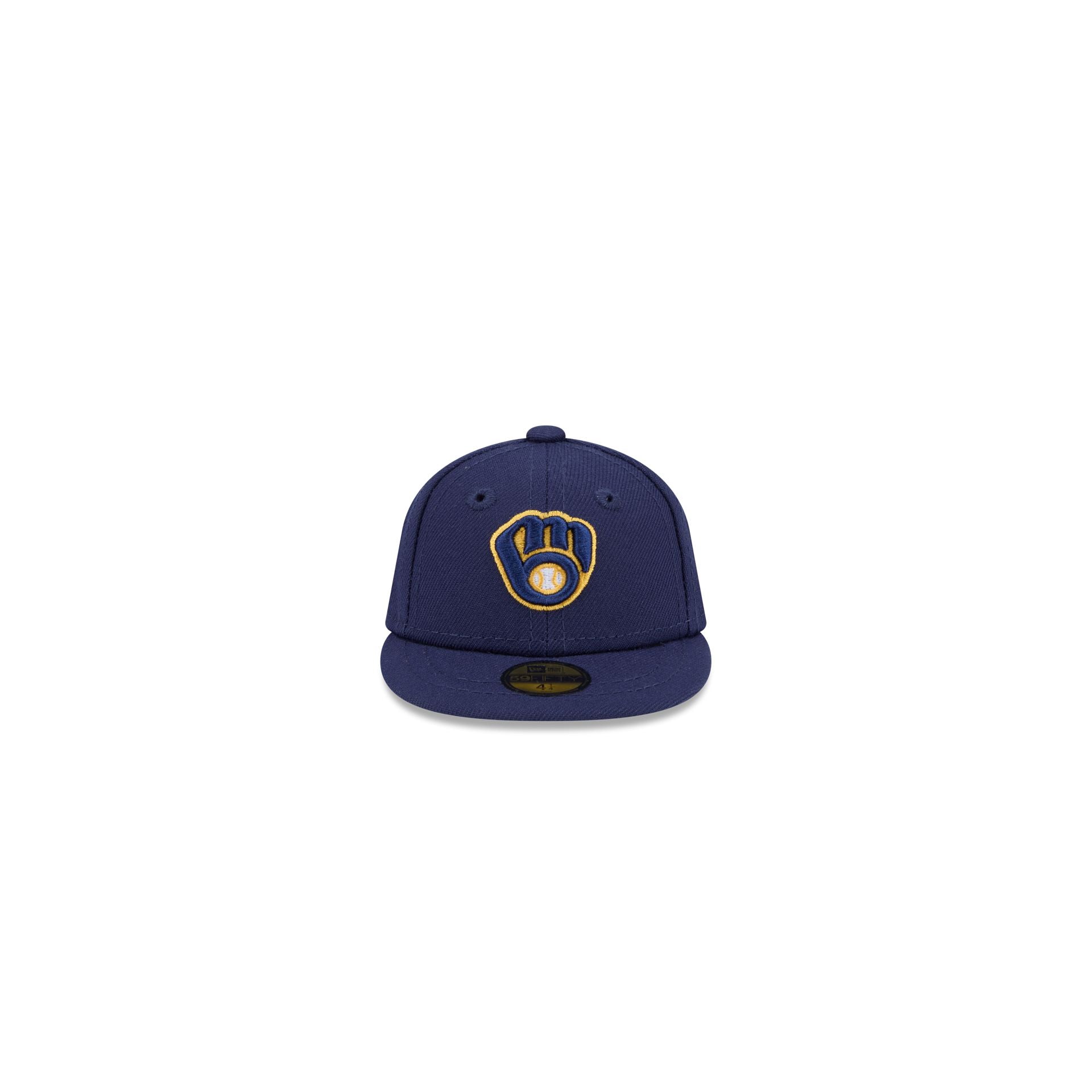 Milwaukee Brewers Authentic Collection Home Mini 59FIFTY Fitted Hat