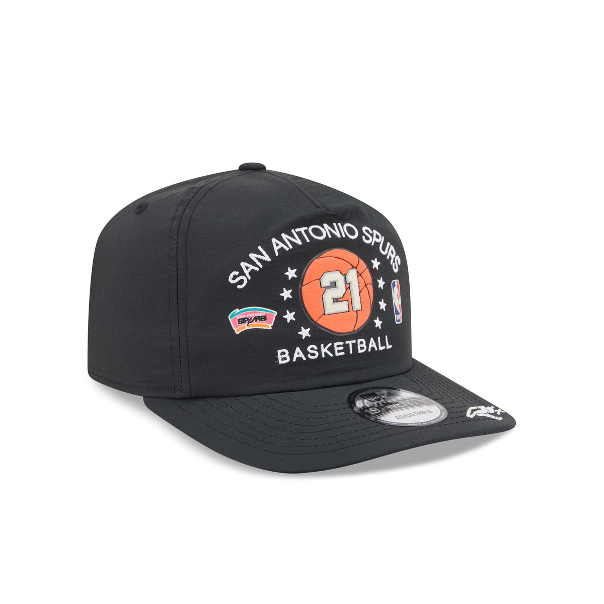 San Antonio Spurs Hardwood Classics Tim Duncan 19TWENTY Snapback Hat