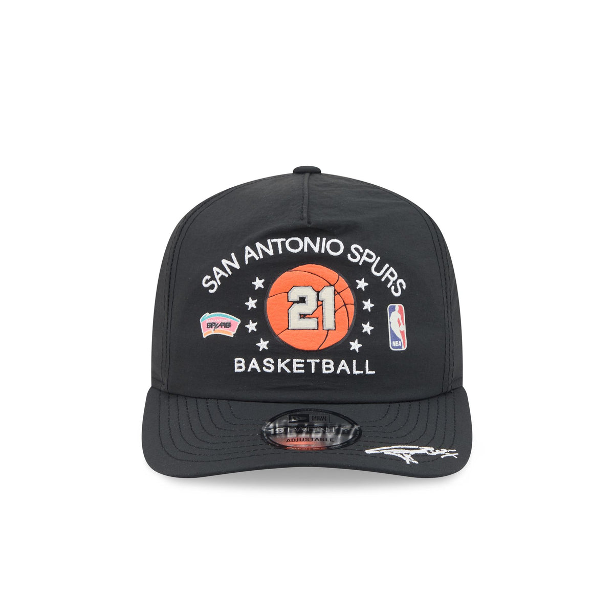 San Antonio Spurs Hardwood Classics Tim Duncan 19TWENTY Snapback Hat
