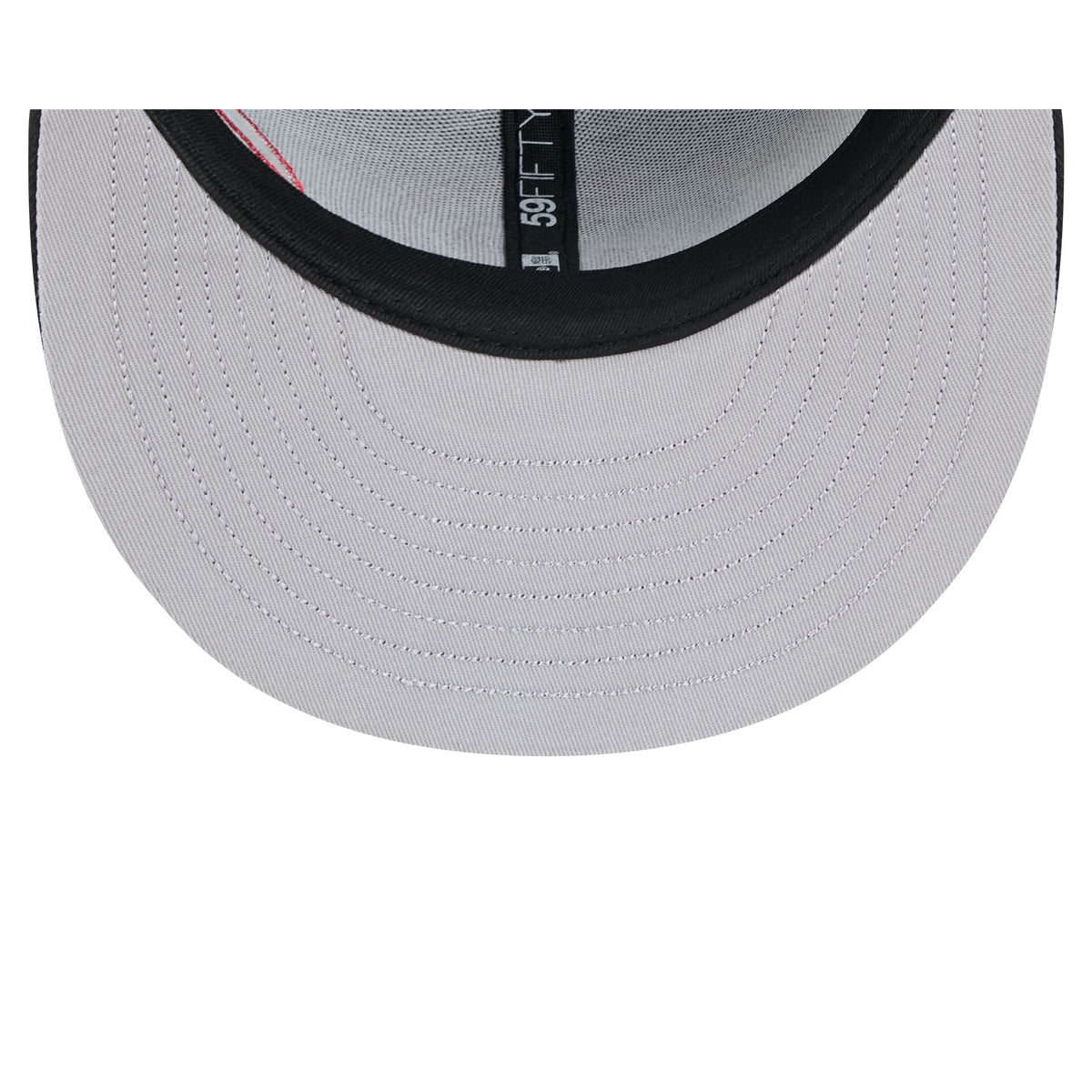 Atlanta Hawks Hardwood Classics Patched Black 59FIFTY Fitted Hat