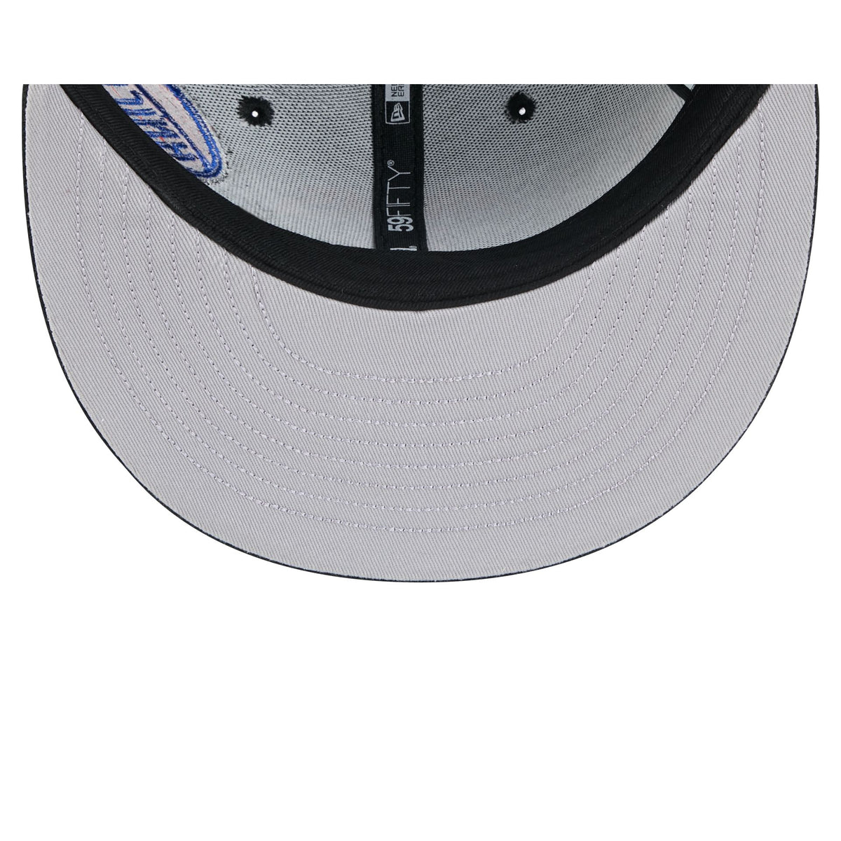 New York Knicks Hardwood Classics Patched Black 59FIFTY Fitted Hat