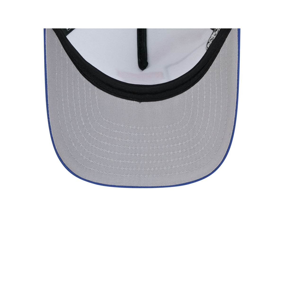 New York Knicks Hardwood Classics Patched White 9FIFTY A-Frame Trucker Hat
