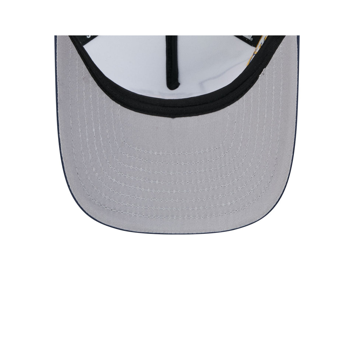 Golden State Warriors Hardwood Classics Patched White 9FIFTY A-Frame Trucker Hat