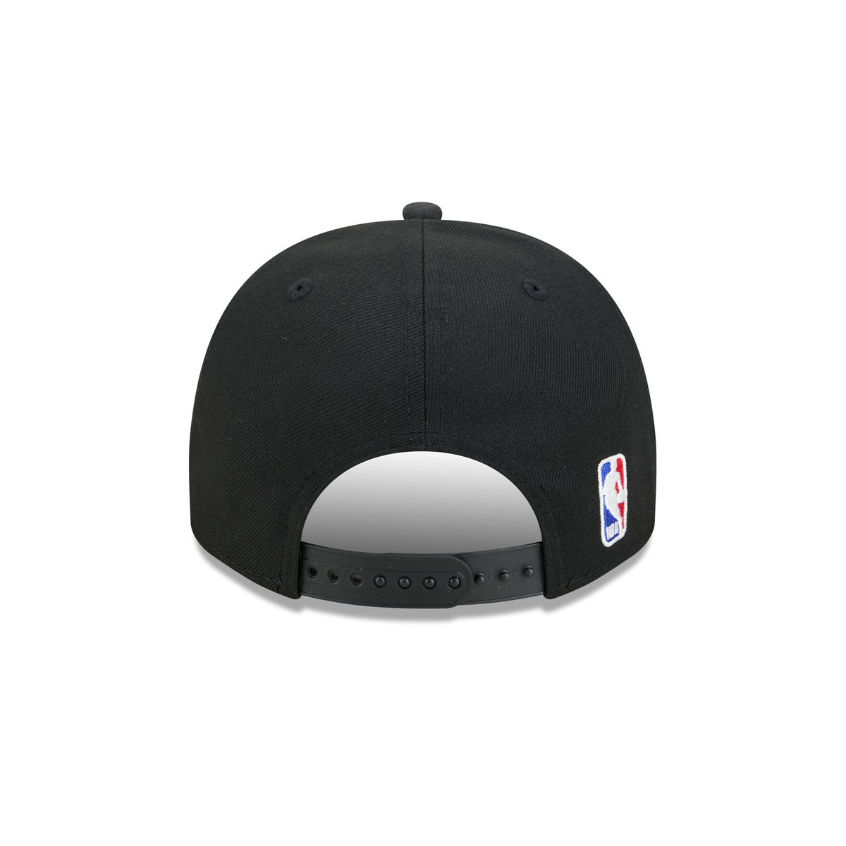 Atlanta Hawks Hardwood Classics Patched Black 9FIFTY A-Frame Snapback Hat