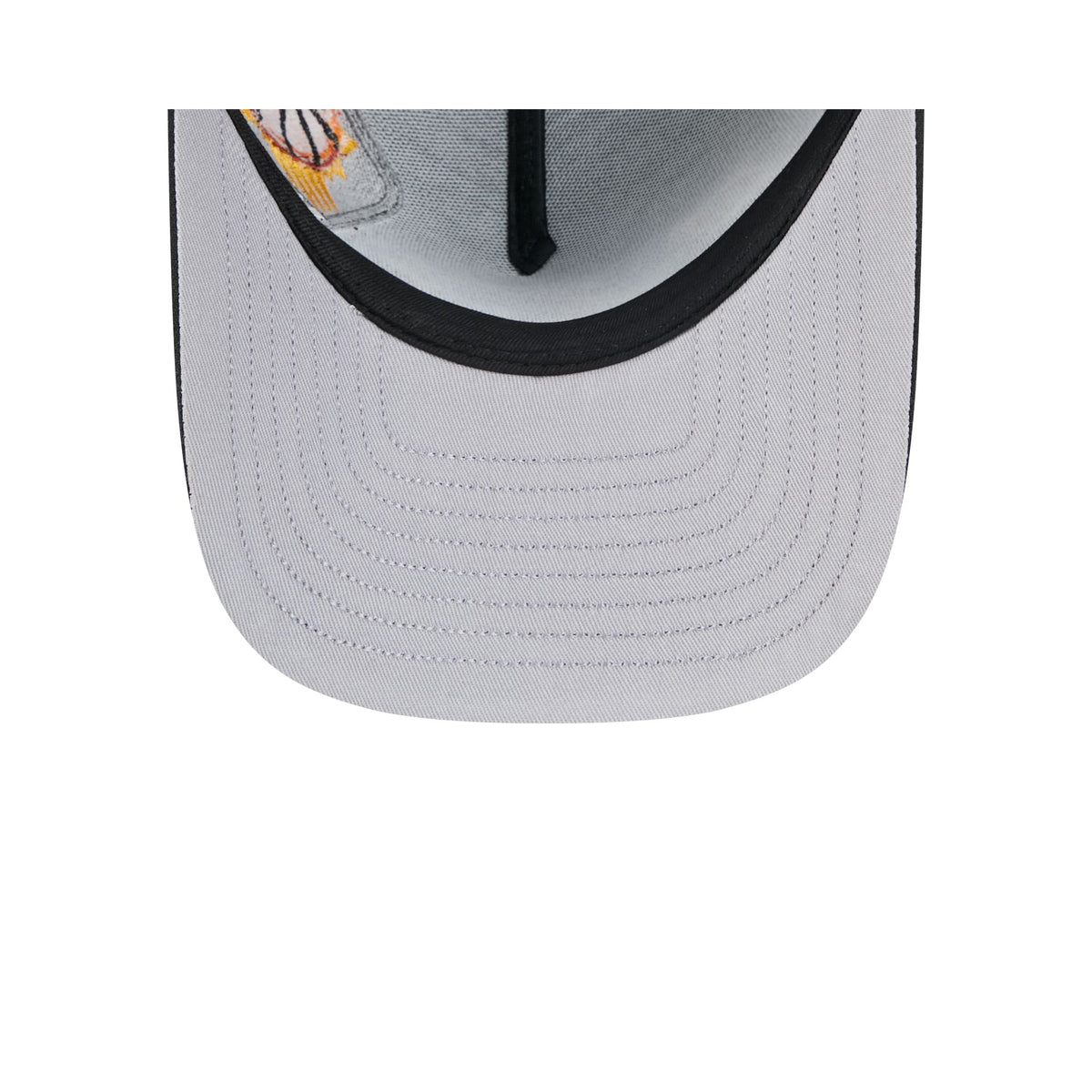 Phoenix Suns Hardwood Classics Patched Black 9FIFTY A-Frame Snapback Hat