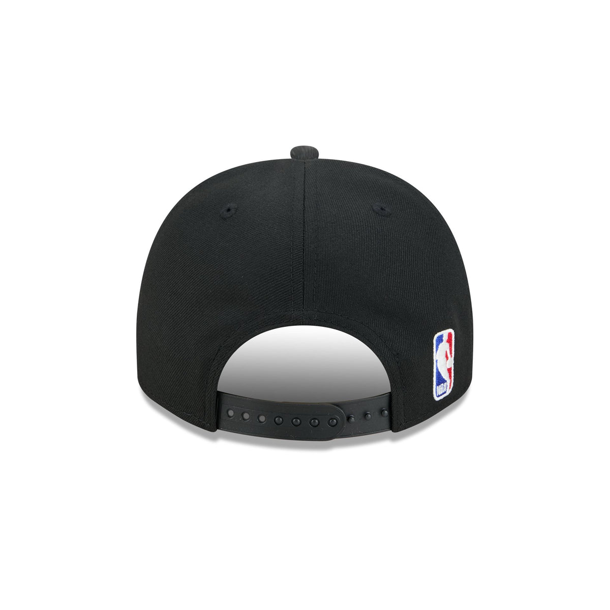 Charlotte Hornets Hardwood Classics Patched Black 9FIFTY A-Frame Snapback Hat