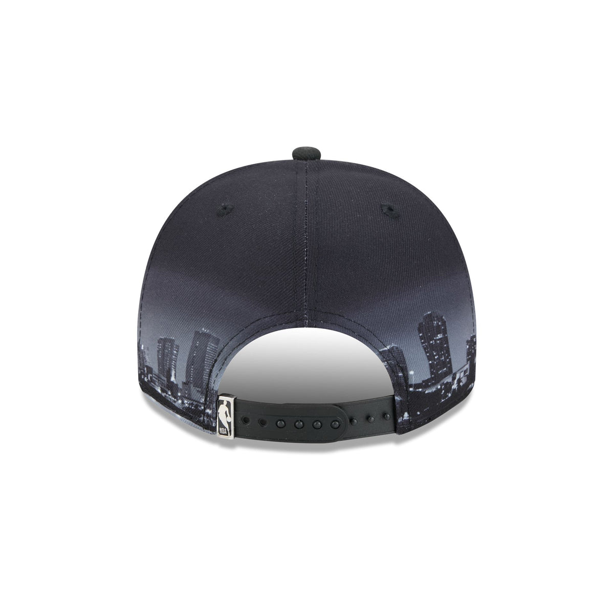 Miami Heat Hardwood Classics Midnight Cityscape 9FIFTY A-Frame Snapback Hat