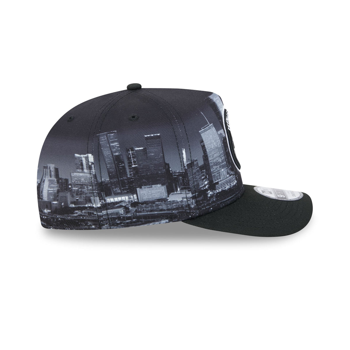 Houston Rockets Hardwood Classics Midnight Cityscape 9FIFTY A-Frame Snapback Hat
