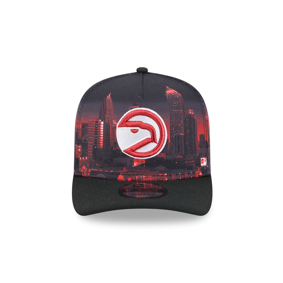 Atlanta Hawks Hardwood Classics Cityscape 9FIFTY A-Frame Snapback Hat