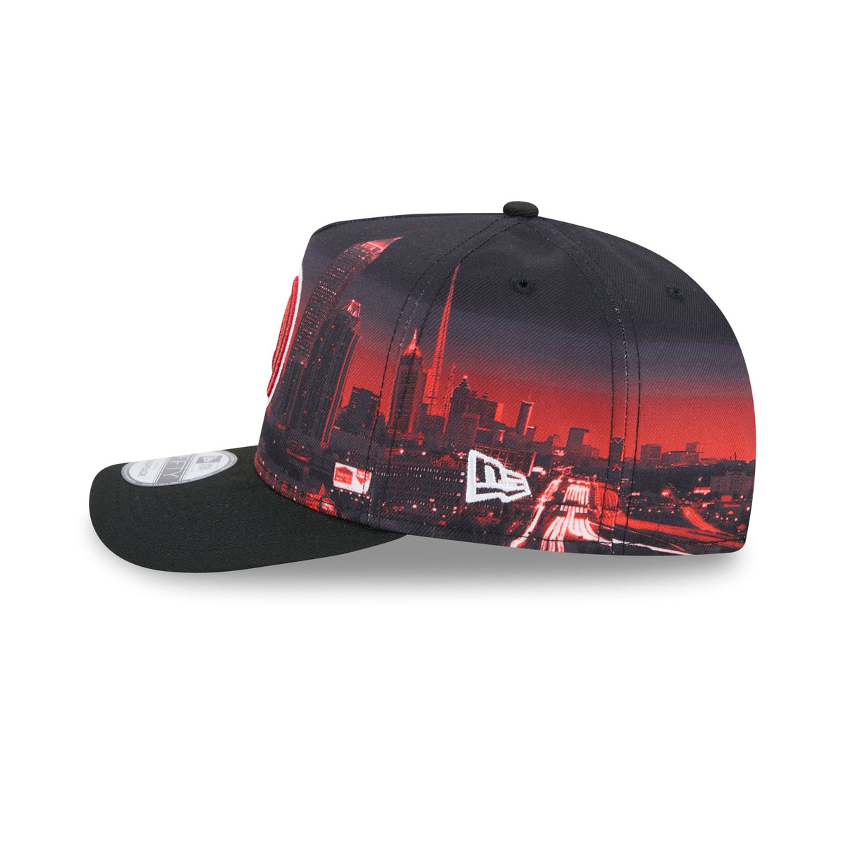 Atlanta Hawks Hardwood Classics Cityscape 9FIFTY A-Frame Snapback Hat