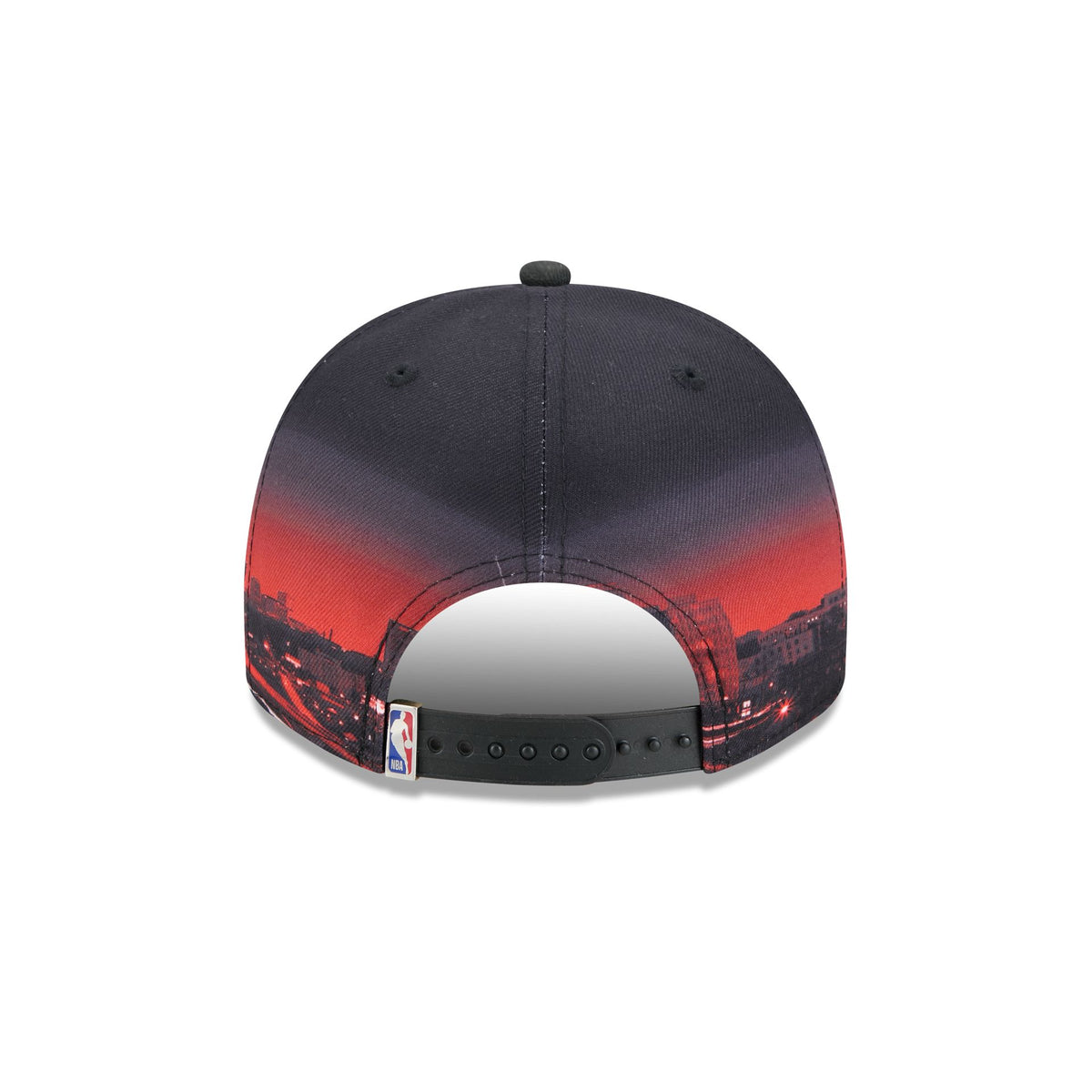 Atlanta Hawks Hardwood Classics Cityscape 9FIFTY A-Frame Snapback Hat