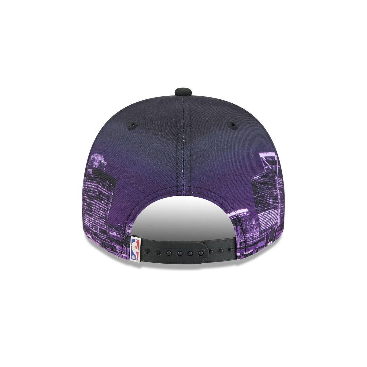 Charlotte Hornets Hardwood Classics Cityscape 9FIFTY A-Frame Snapback Hat
