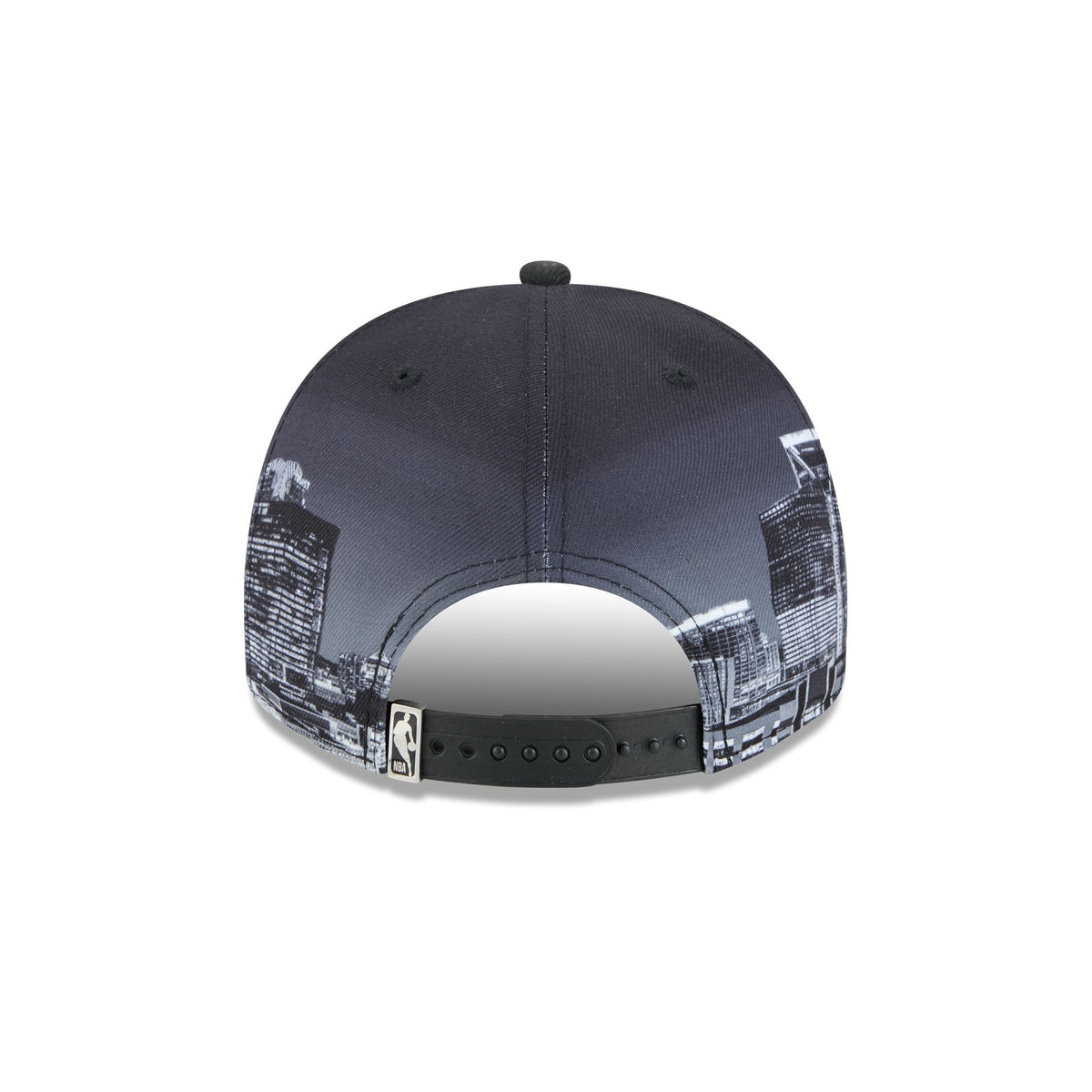 Charlotte Hornets Hardwood Classics Midnight Cityscape 9FIFTY A-Frame Snapback Hat