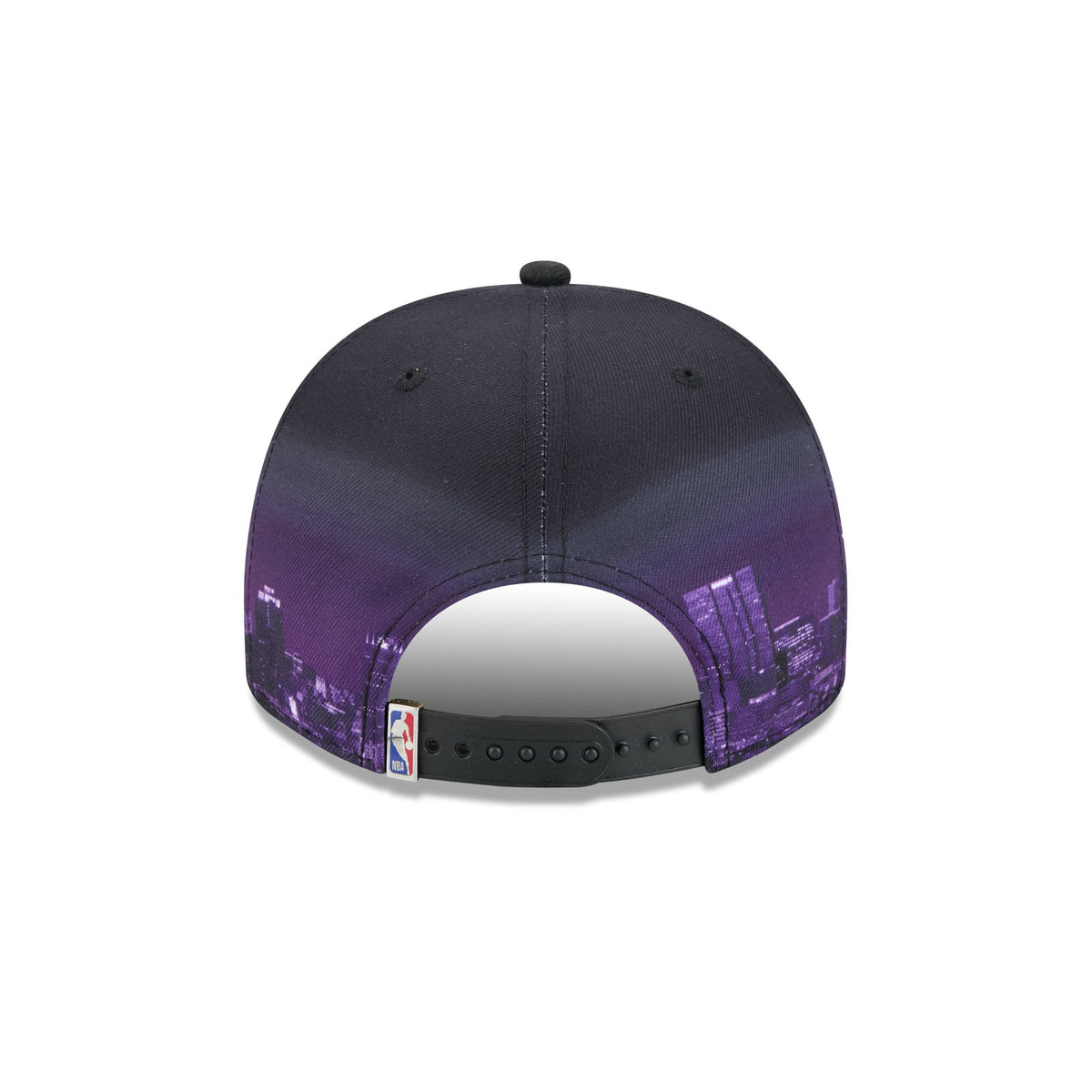 Los Angeles Lakers Hardwood Classics Cityscape 9FIFTY A-Frame Snapback Hat