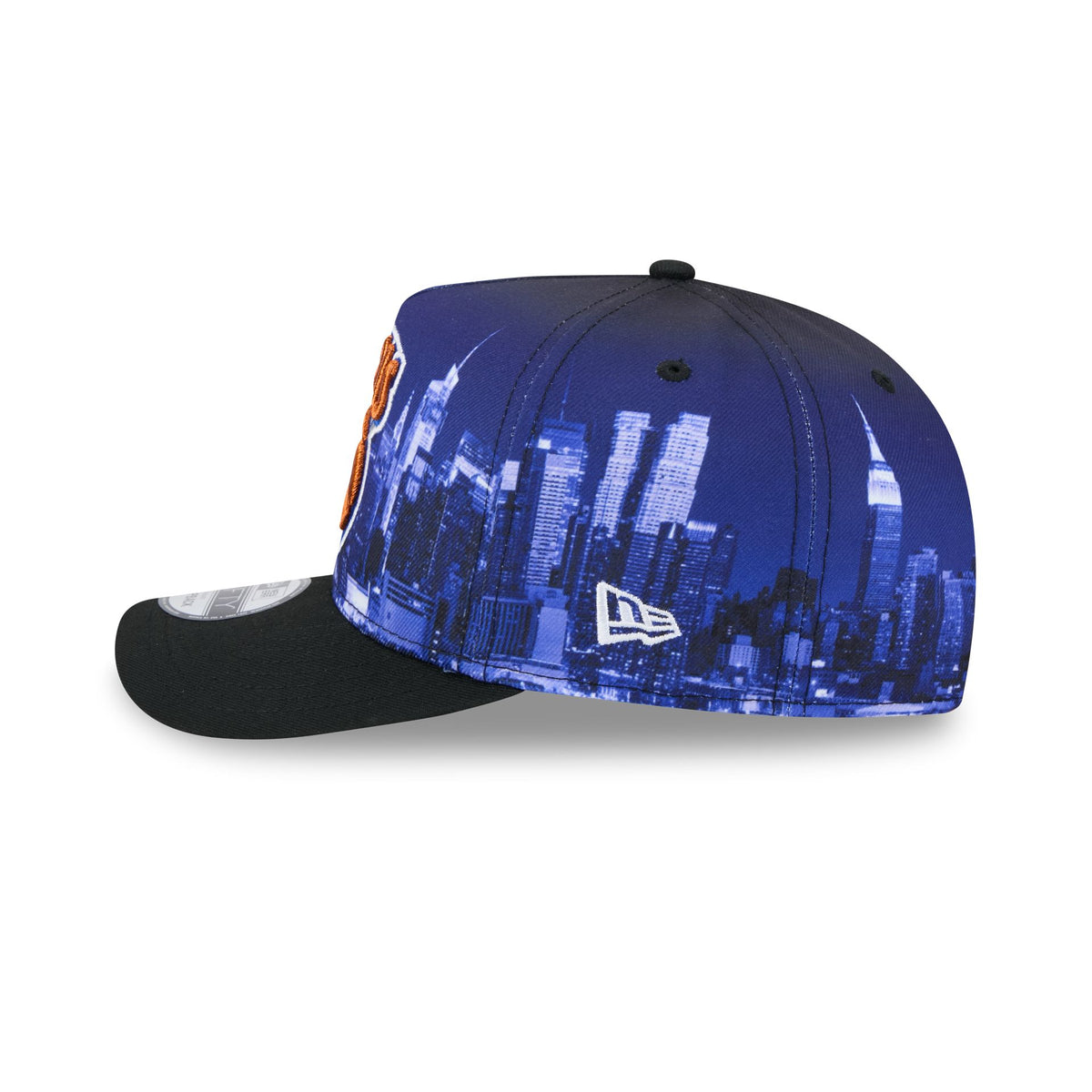 New York Knicks Hardwood Classics Cityscape 9FIFTY A-Frame Snapback Hat