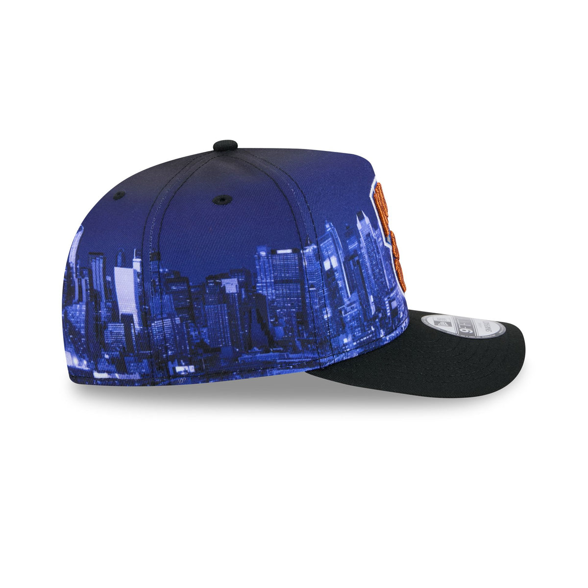 New York Knicks Hardwood Classics Cityscape 9FIFTY A-Frame Snapback Hat