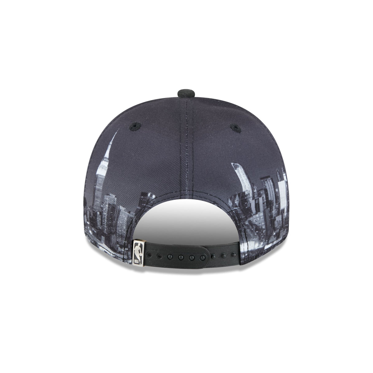 New York Knicks Hardwood Classics Midnight Cityscape 9FIFTY A-Frame Snapback Hat