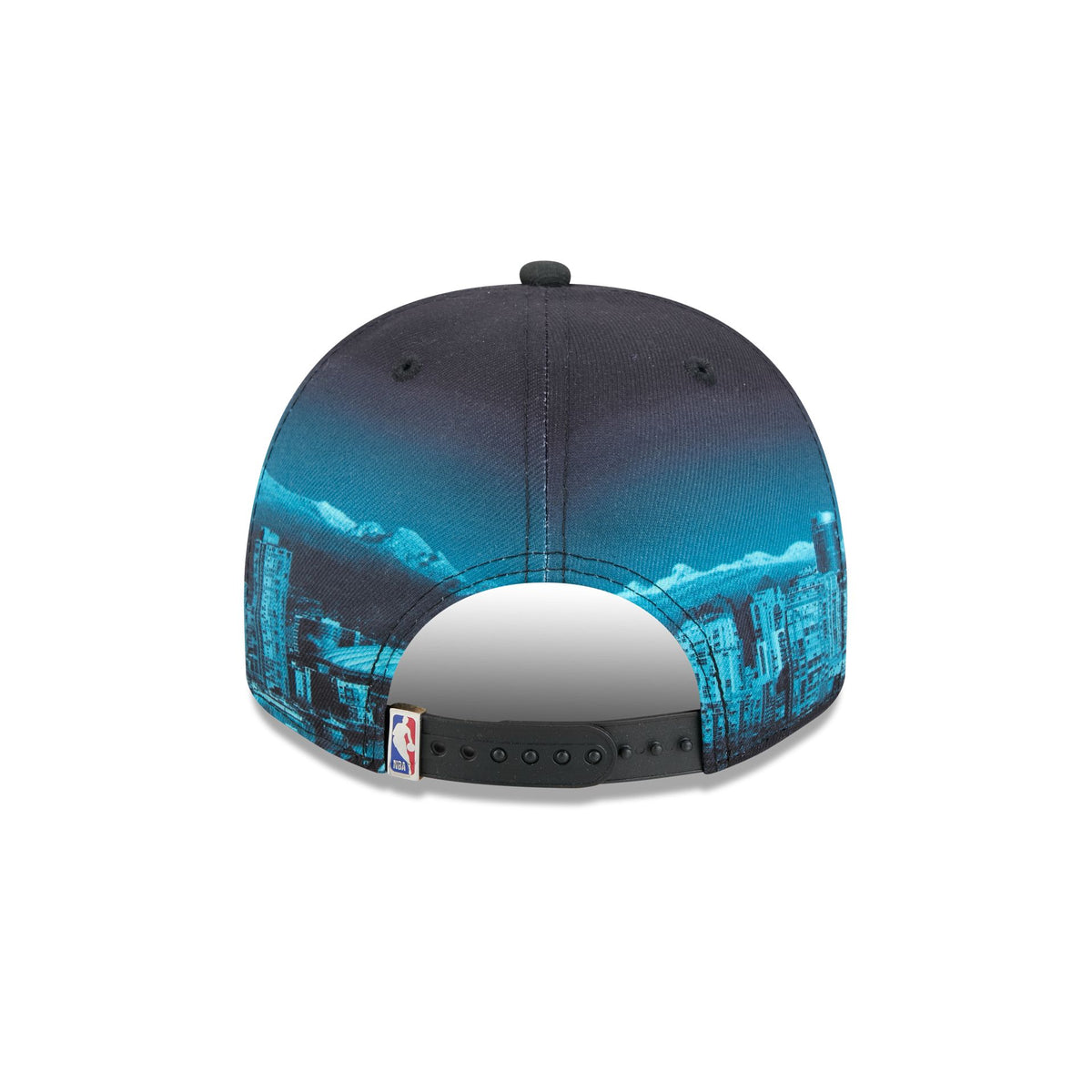 Vancouver Grizzlies Hardwood Classics Cityscape 9FIFTY A-Frame Snapback Hat
