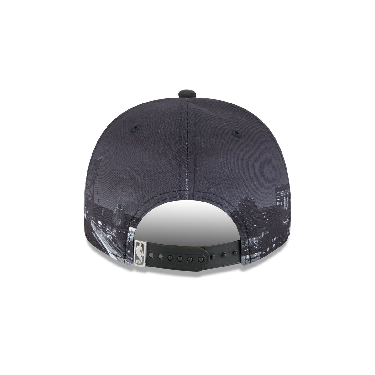 Philadelphia 76ers Hardwood Classics Midnight Cityscape 9FIFTY A-Frame Snapback Hat