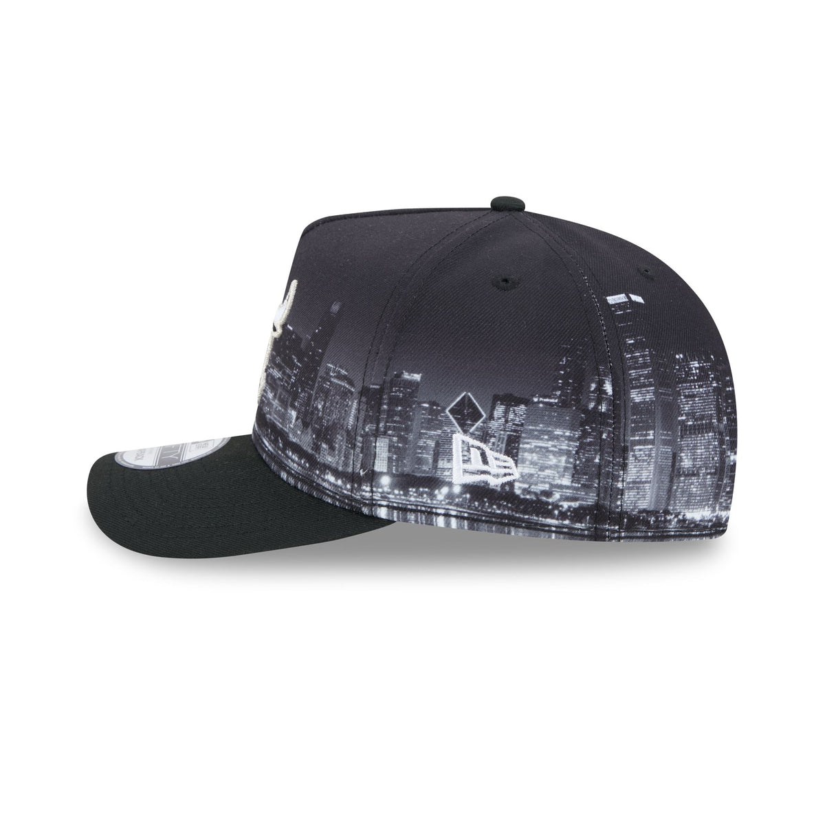 Chicago Bulls Hardwood Classics Midnight Cityscape 9FIFTY A-Frame Snapback Hat