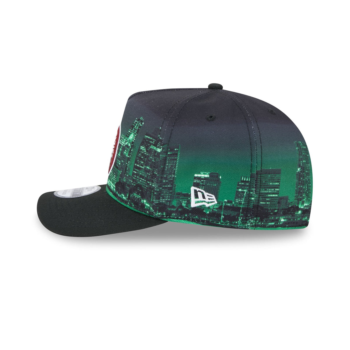 Boston Celtics Hardwood Classics Cityscape 9FIFTY A-Frame Snapback Hat
