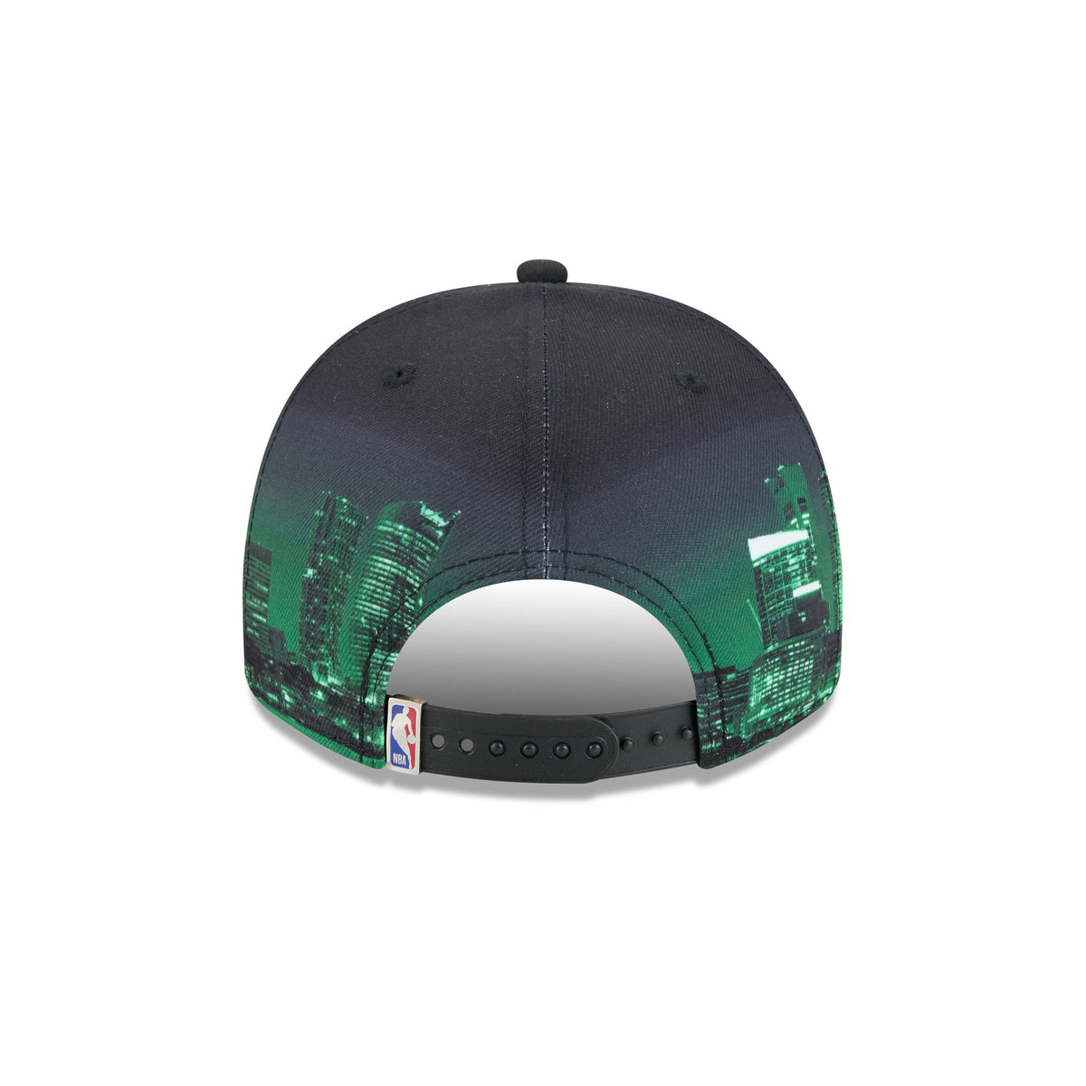 Boston Celtics Hardwood Classics Cityscape 9FIFTY A-Frame Snapback Hat