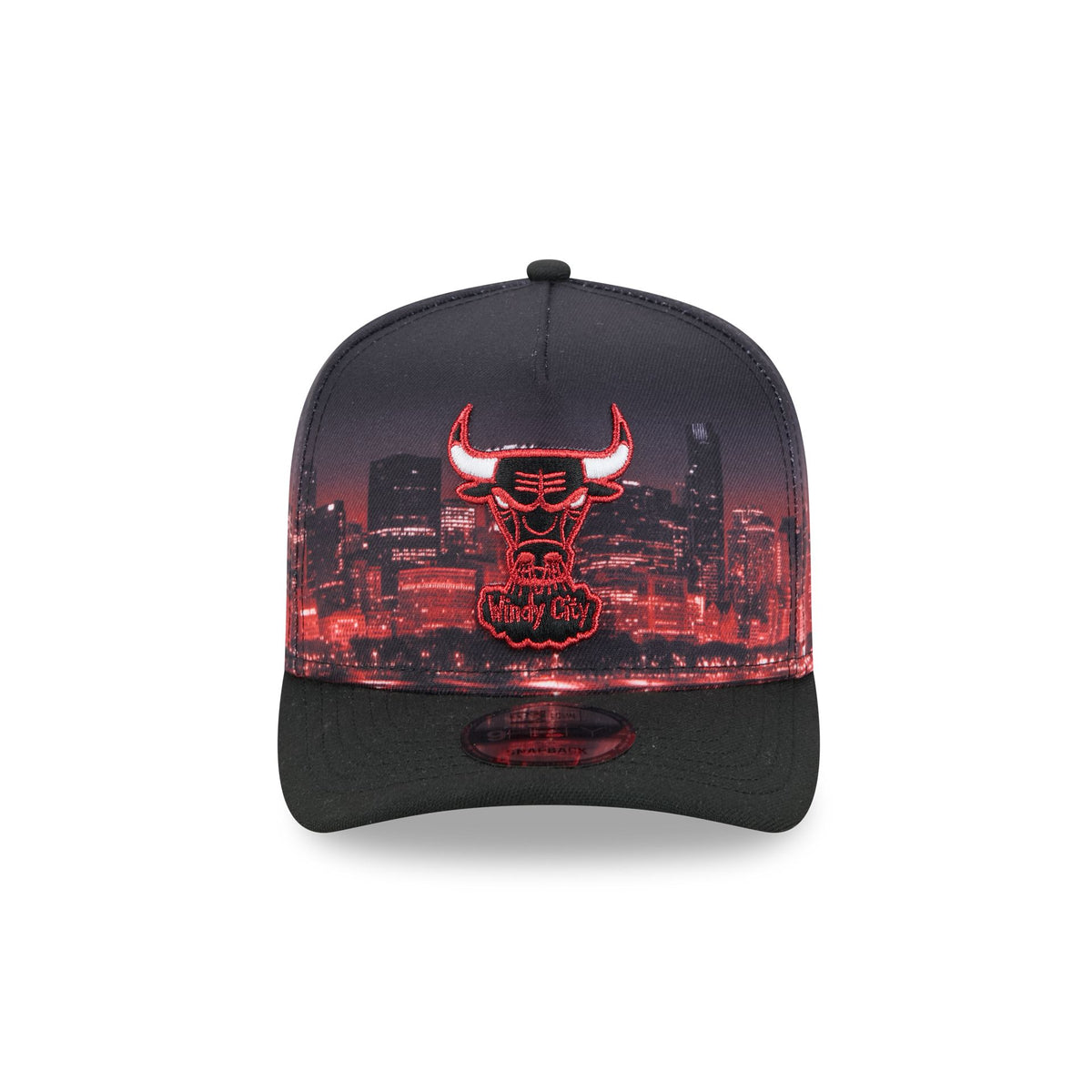 Chicago Bulls Hardwood Classics Cityscape 9FIFTY A-Frame Snapback Hat