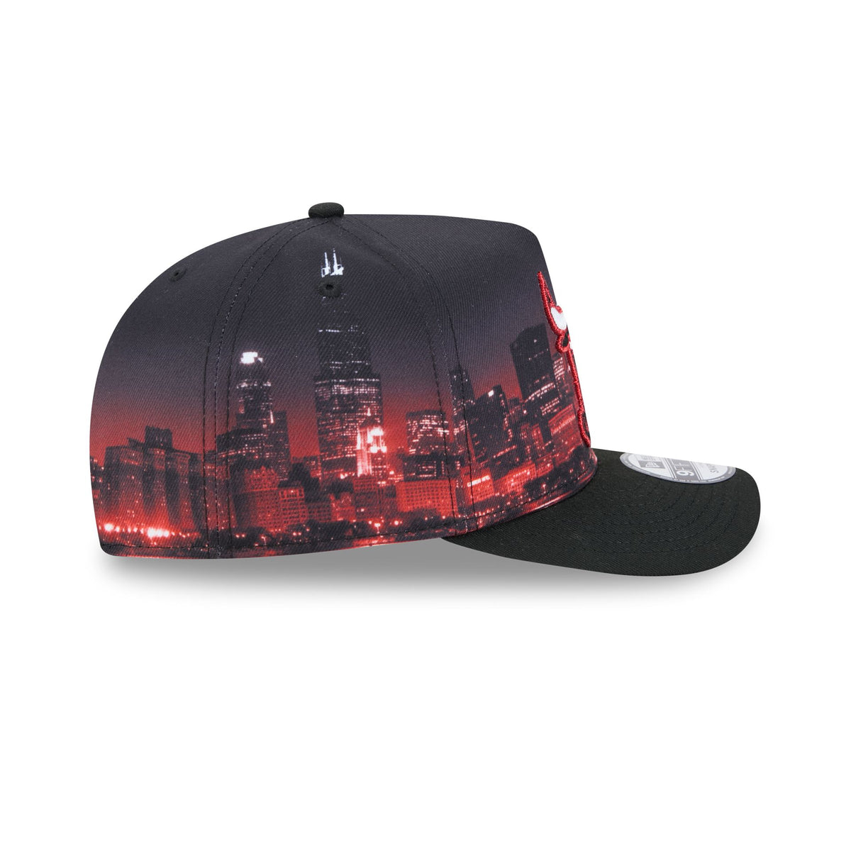 Chicago Bulls Hardwood Classics Cityscape 9FIFTY A-Frame Snapback Hat