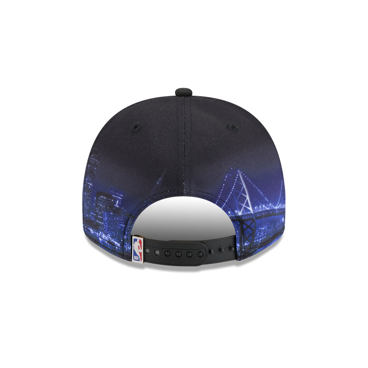 Golden State Warriors Hardwood Classics Cityscape 9FIFTY A-Frame Snapback Hat