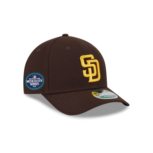 San Diego Padres 2026 MLB World Tour Mexico City Series Sidepatch 9FORTY M-Crown Snapback Hat - New Era Cap
