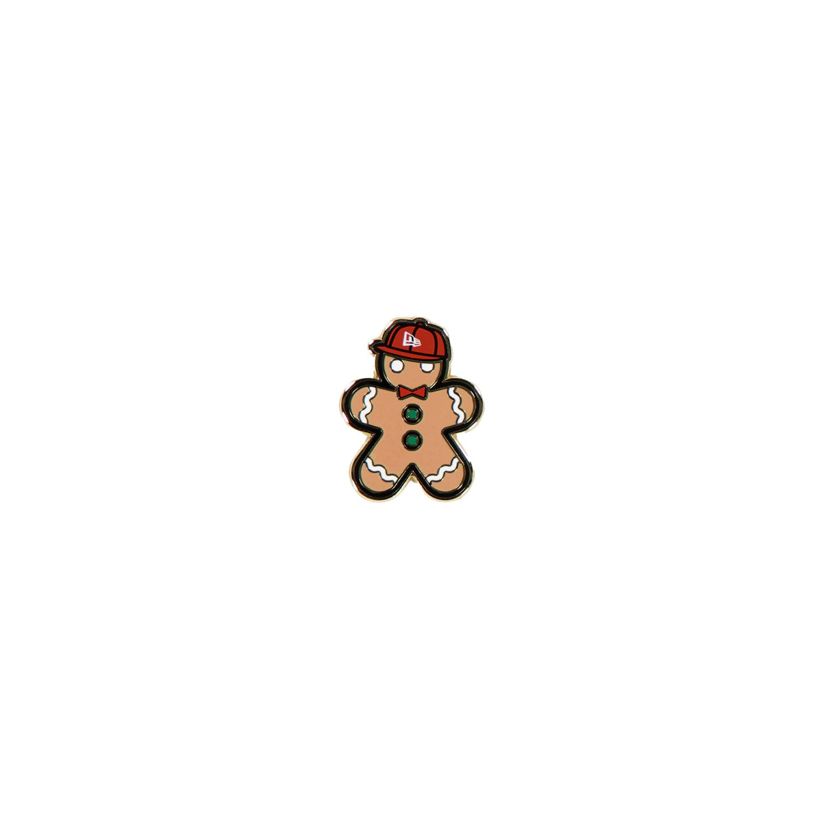 New Era Cap Gingerbread Pin