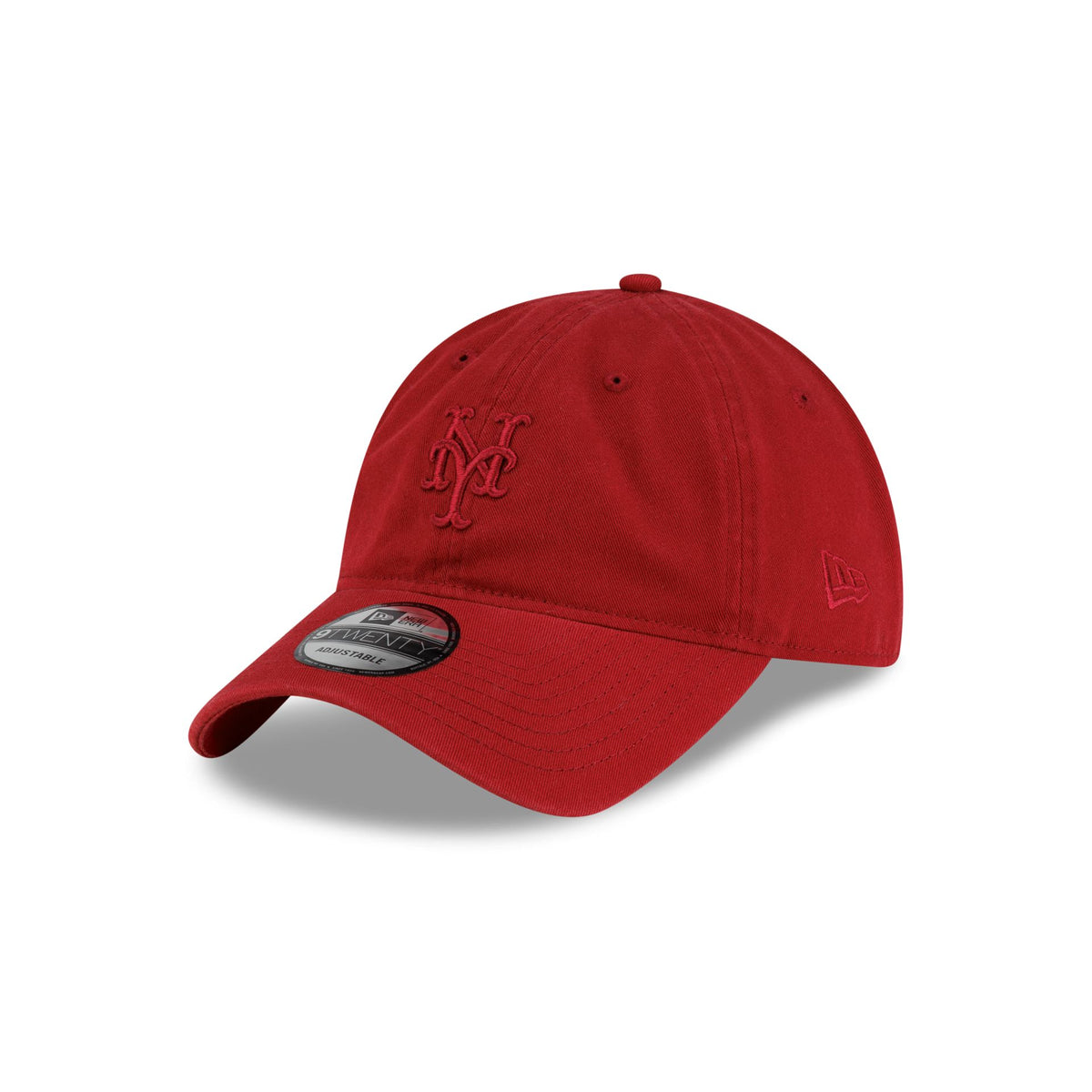 New York Mets Washed Monochrome Logo 9TWENTY Adjustable Hat