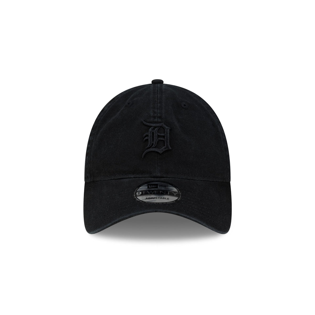 Detroit Tigers Washed Monochrome Logo 9TWENTY Adjustable Hat