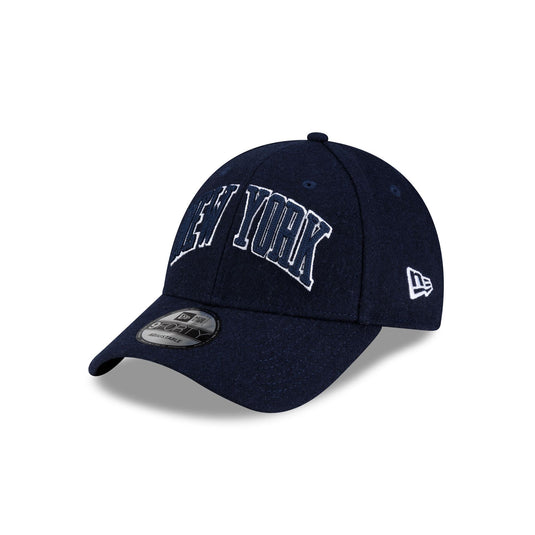 New York Yankees Navy Wordmark 9FORTY Adjustable Hat