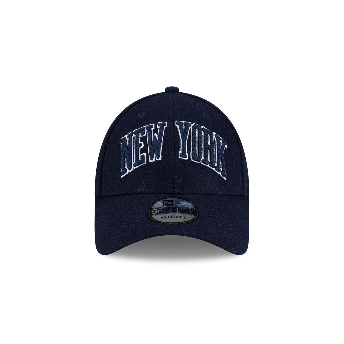 New York Yankees Navy Wordmark 9FORTY Adjustable Hat