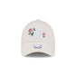 New York Yankees Light Cream Rose Sequin Women's 9FORTY Snapback Hat
