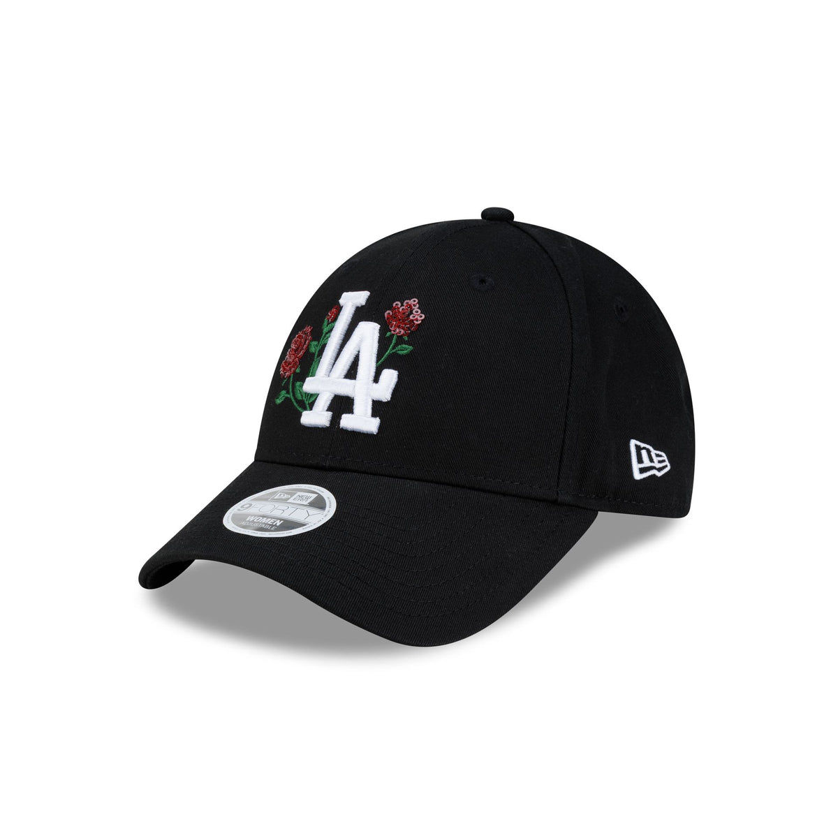 Los Angeles Dodgers Black Rose Sequin Women's 9FORTY Snapback Hat – New ...